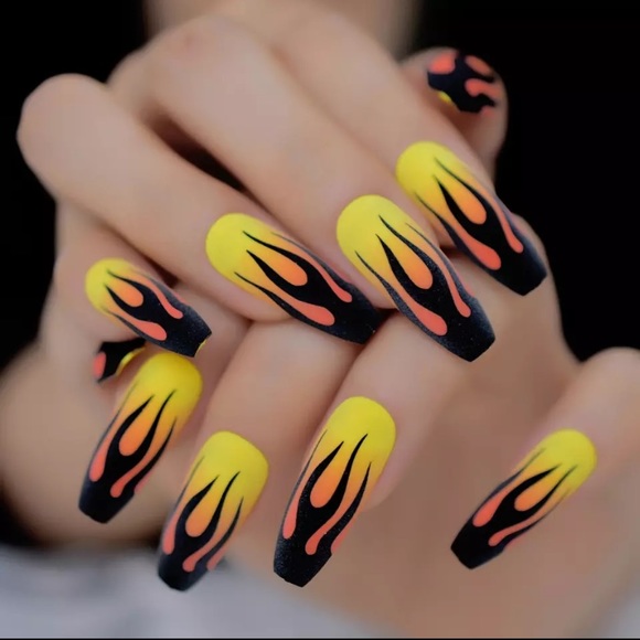 Flame Nails - Picture 1 of 1